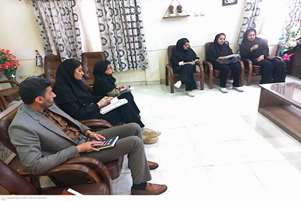 دیدار سرپرست شبکه بهداشت و درمان و رییس مرکز بهداشت شهرستان با دادستان عمومی و انقلاب زرین دشت  